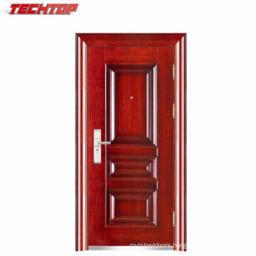 TPS-035 Metal New Design Safe Anti-Theft Exterior Steel Door